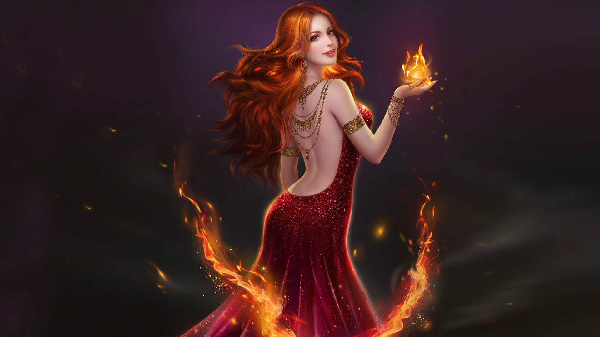 Рыжая ведьма 52.3. ГЕЛИОНА богиня огня. Рыжая ведьма. Рыжая волшебница. Богиня с рыжими волосами.
