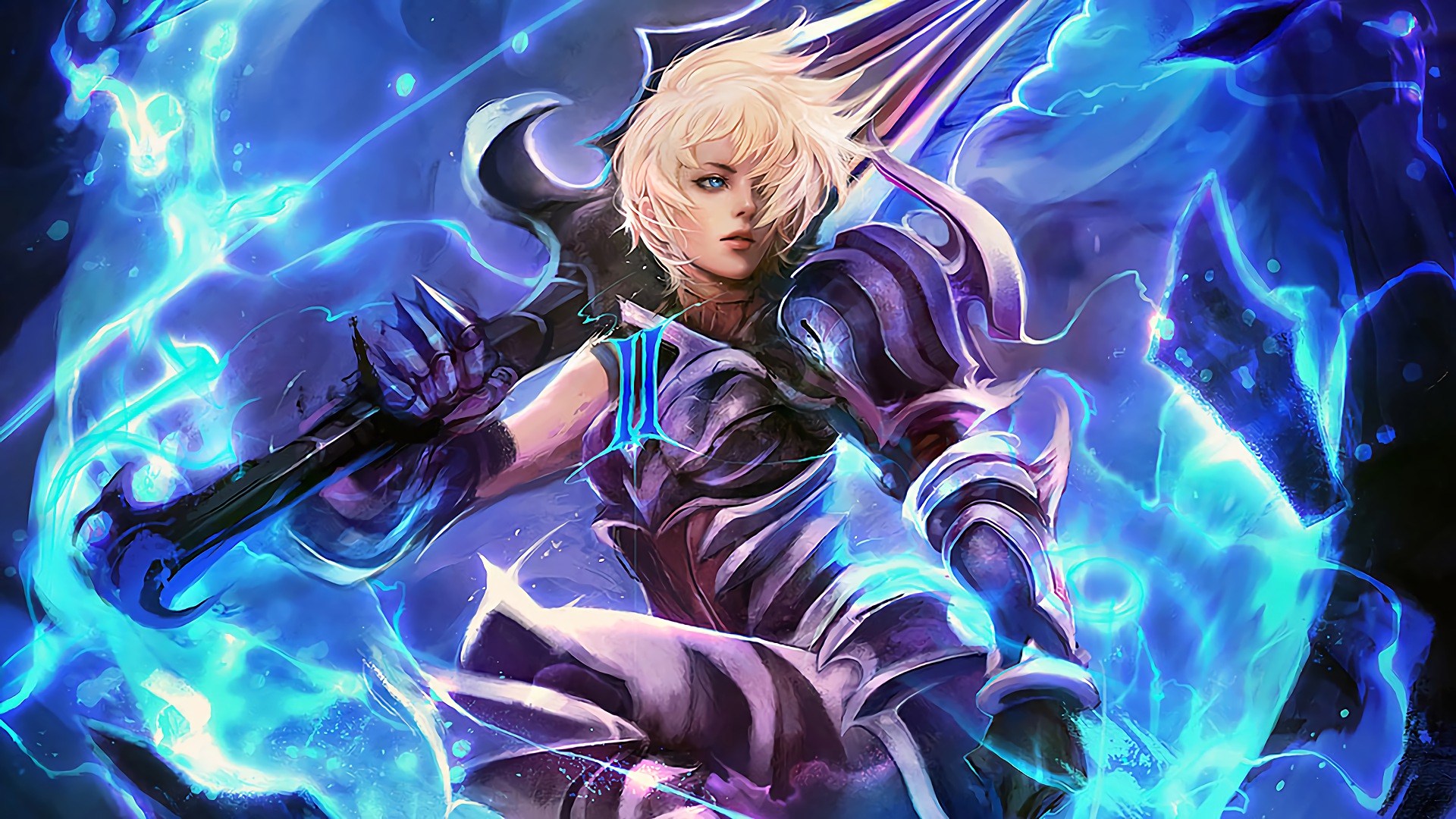League Of Legends Champion Riven the exile swordmaster in the warhosts ...