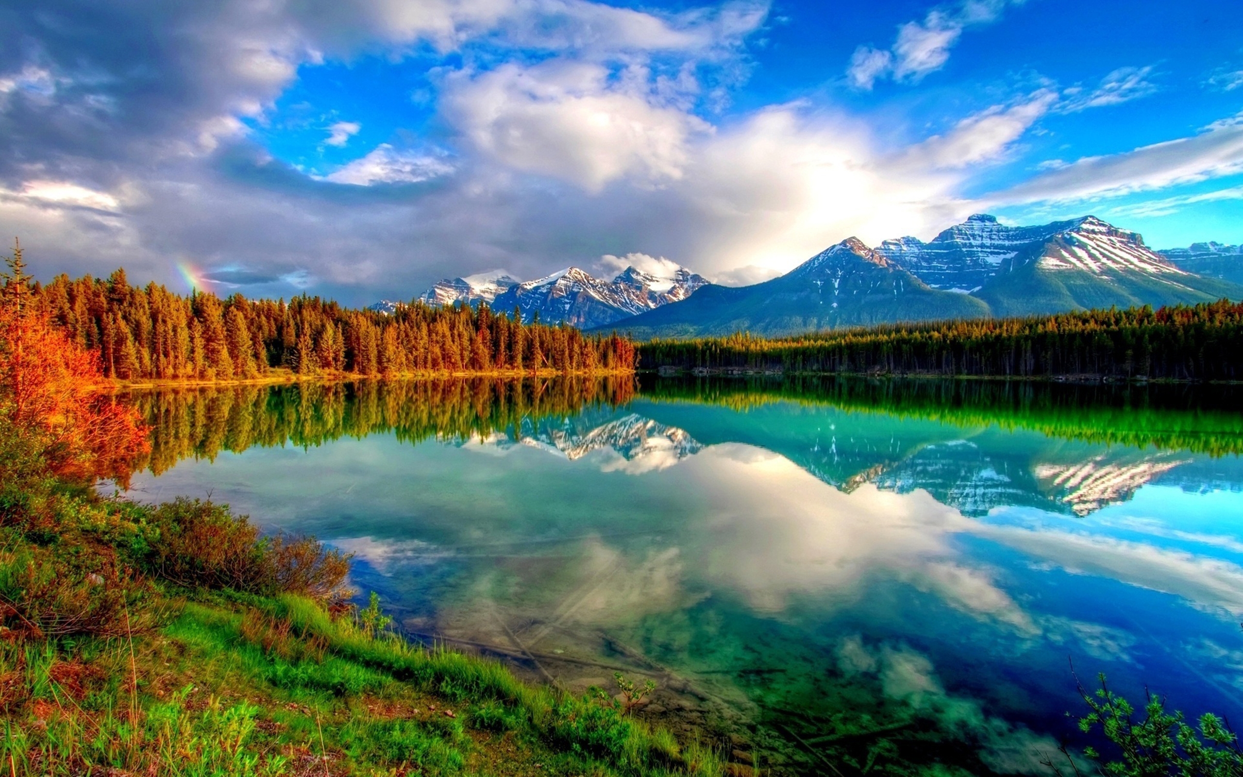 Beautiful Nature Lakes Panoramic Water Hd 2560x1600 : Wallpapers13.com