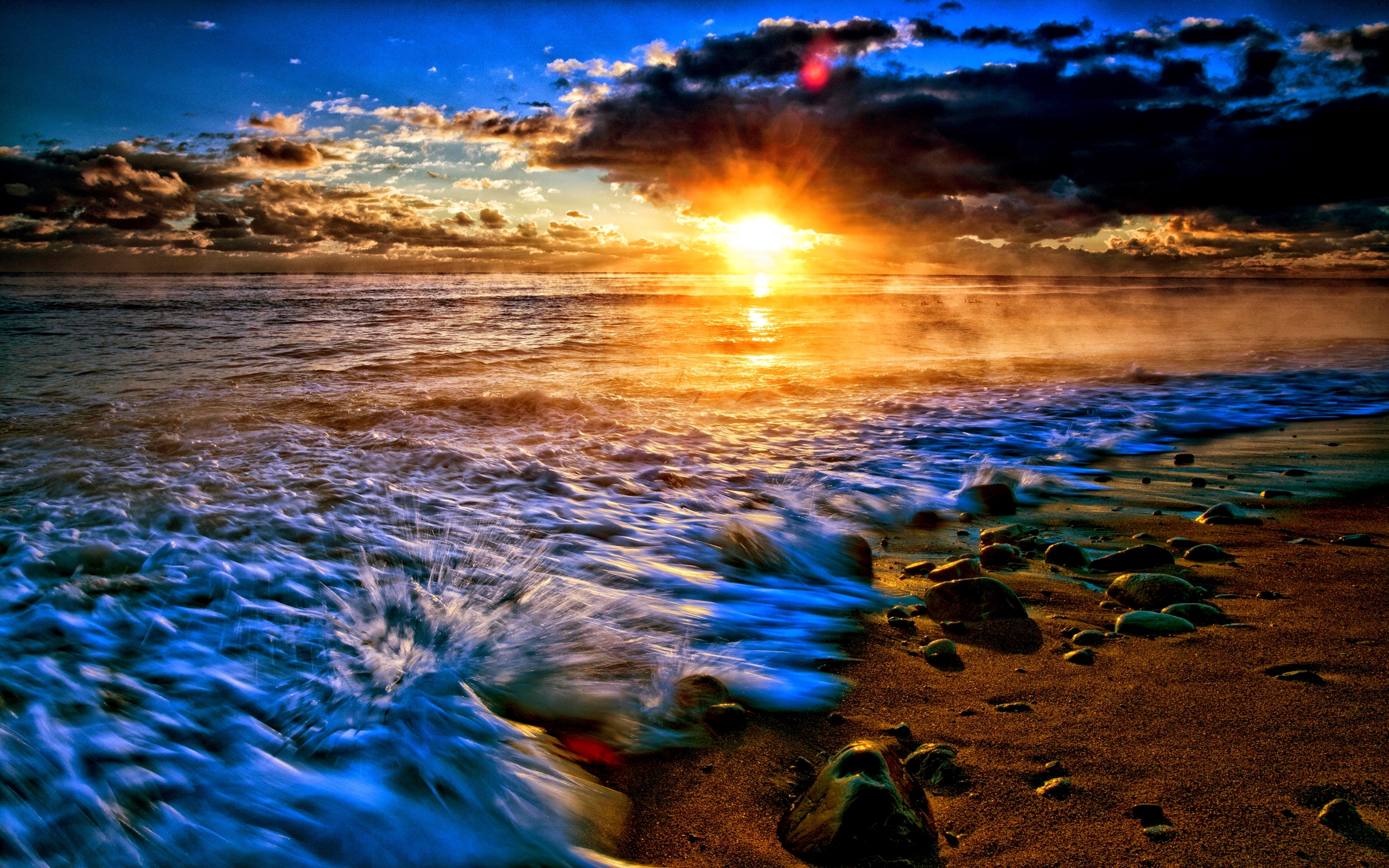 Coastal Sunrise Desktop Background Wallpaper 2560x1600 Sunrise ...