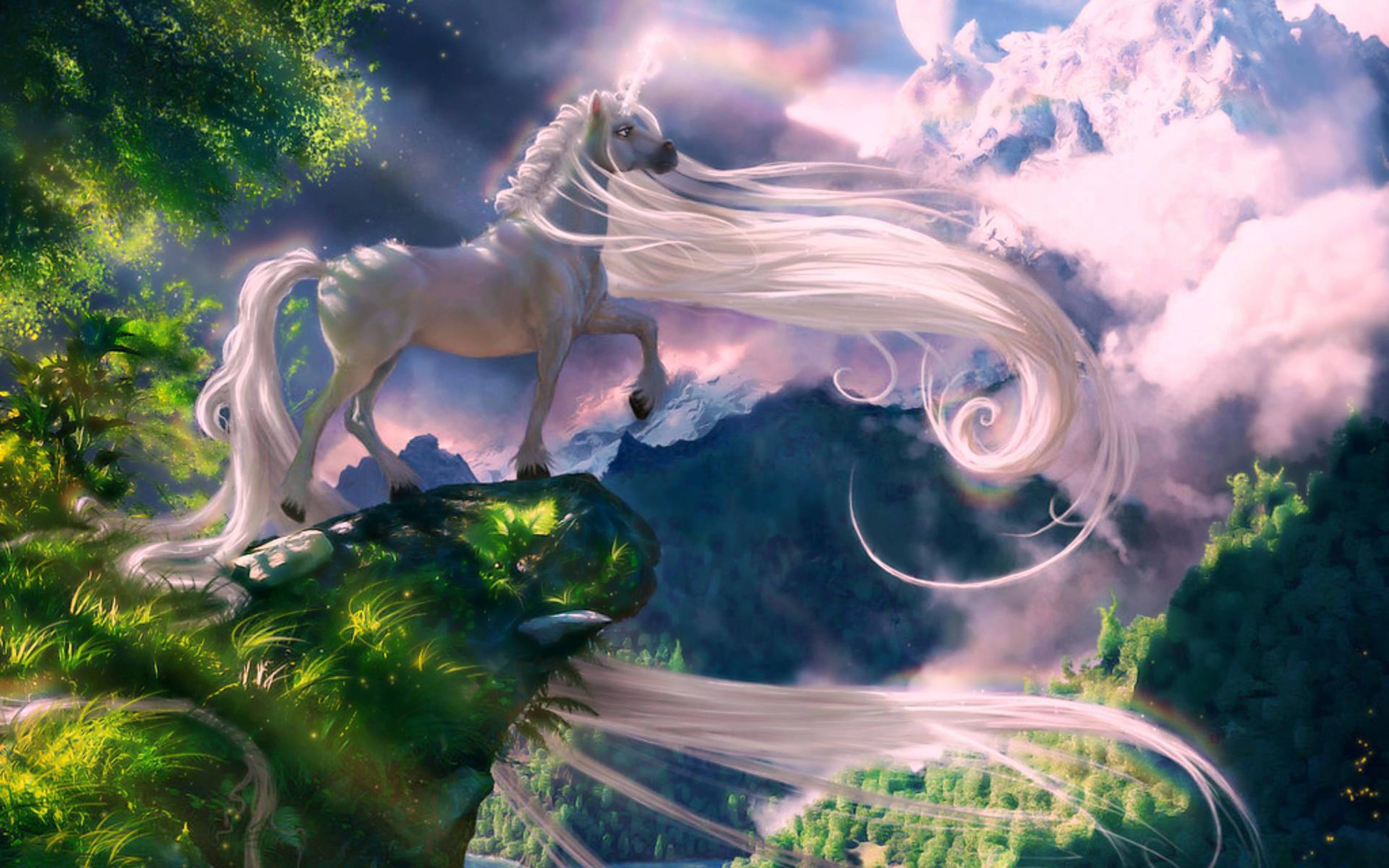 Unicorn Fantasy Wallpaper Hd 4571