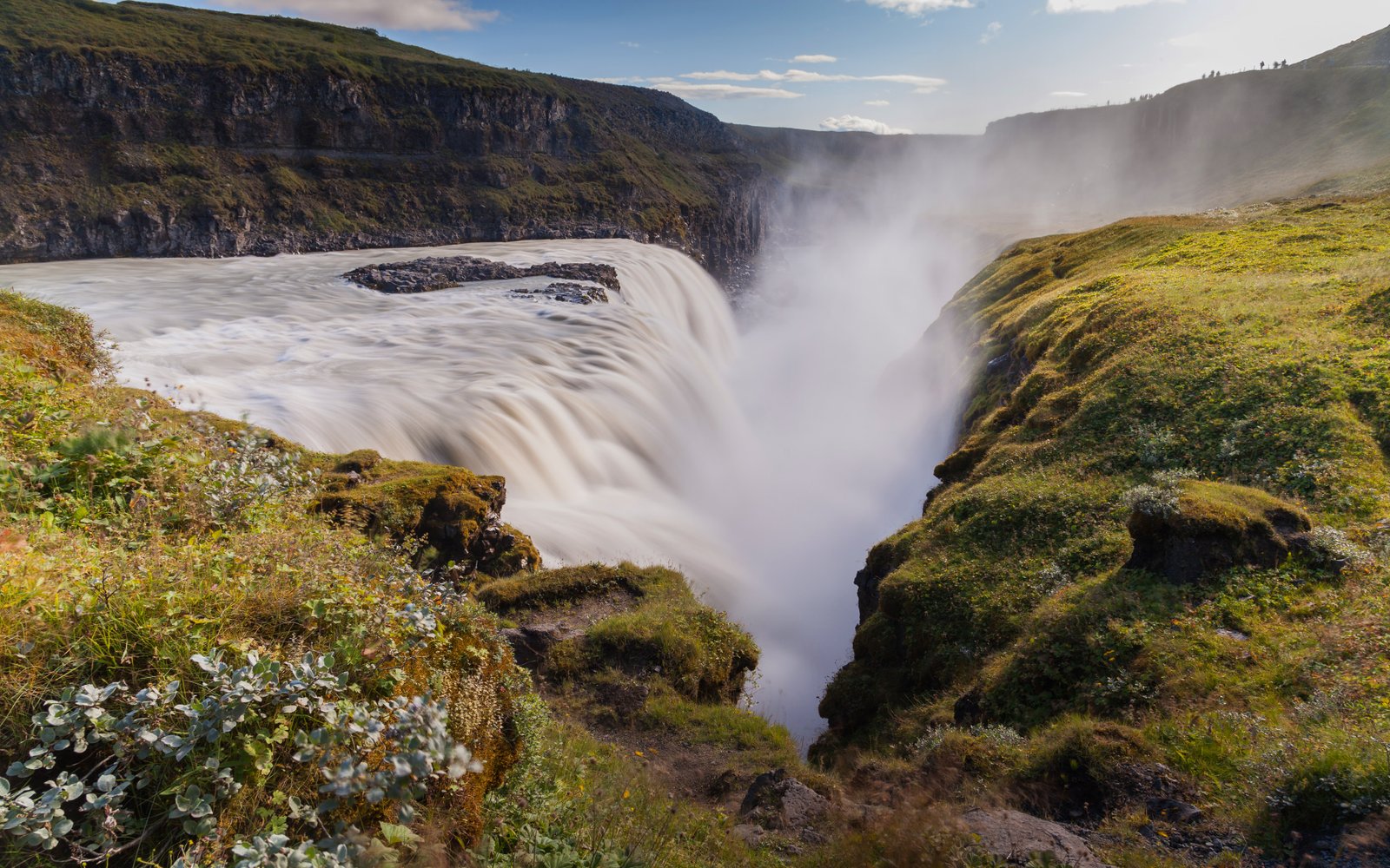 Gullfoss Suðurland Iceland Widescreen Hd Resolution 3840x2400 ...