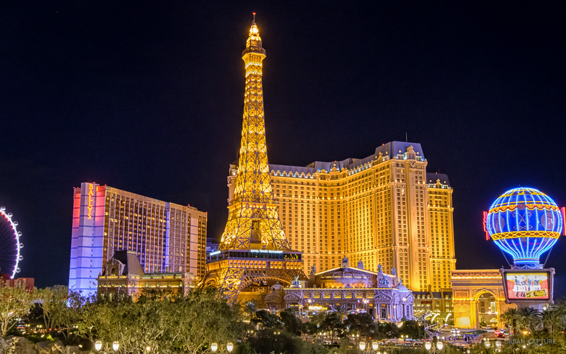 Paris Romantic Hotel In Las Vegas Nevada United States 1920x1200 ...