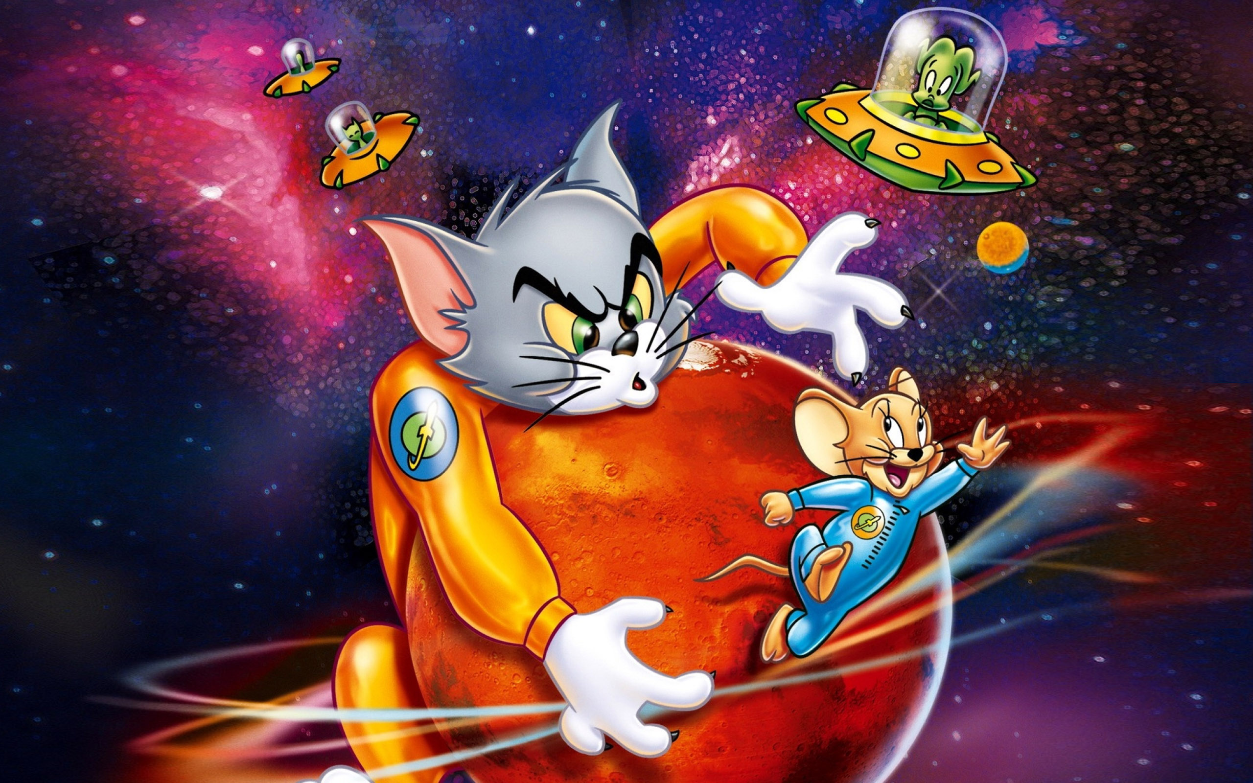 tom and jerry blast off to mars poster