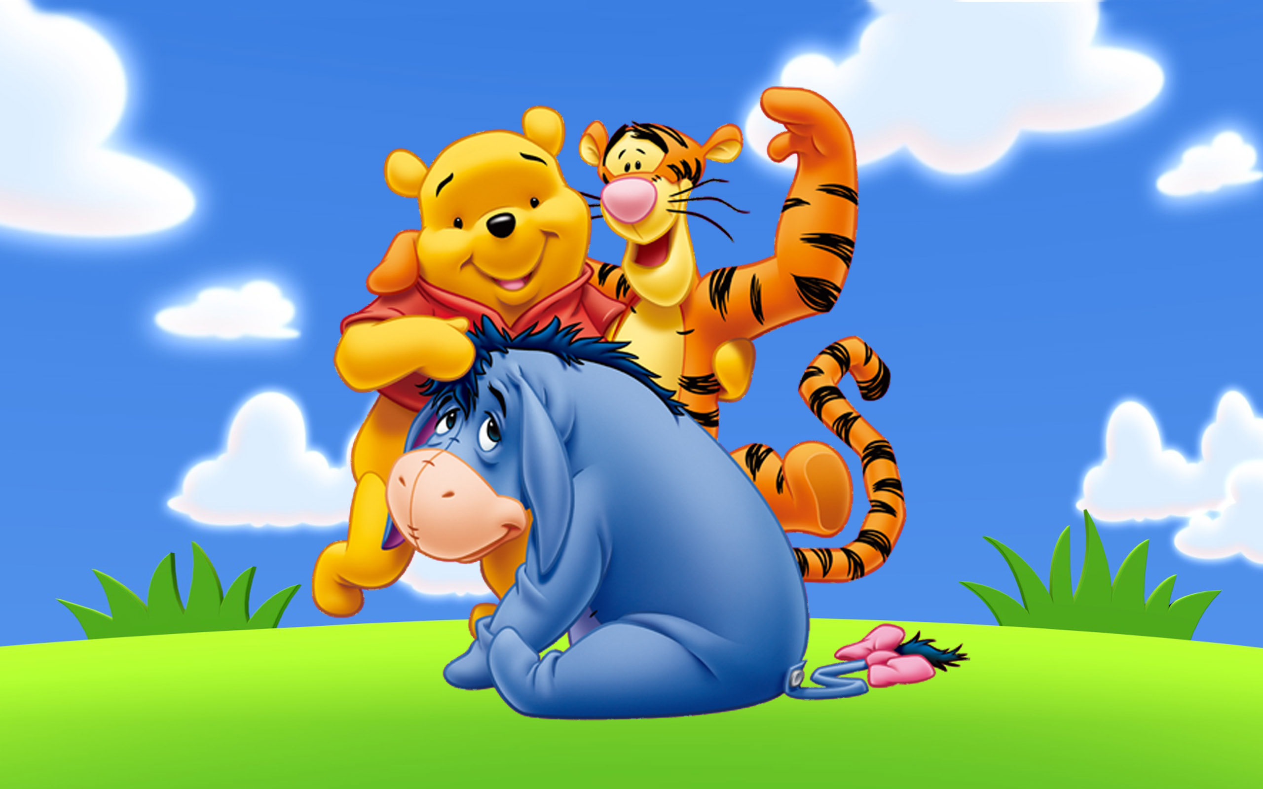Winnie The Pooh And Friends Eeyore Tigger Cartoon Art ...