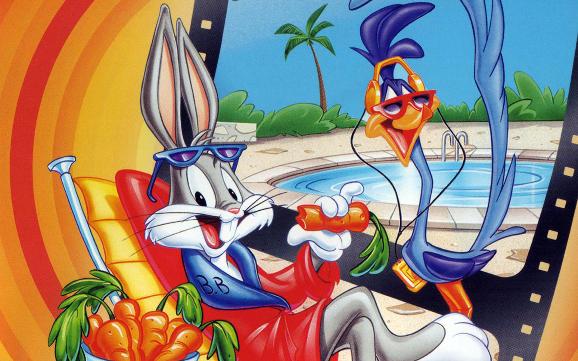 Bugs Bunny And Road Runner Cartoon Wallpaper Widescreen Hd 1920x1200