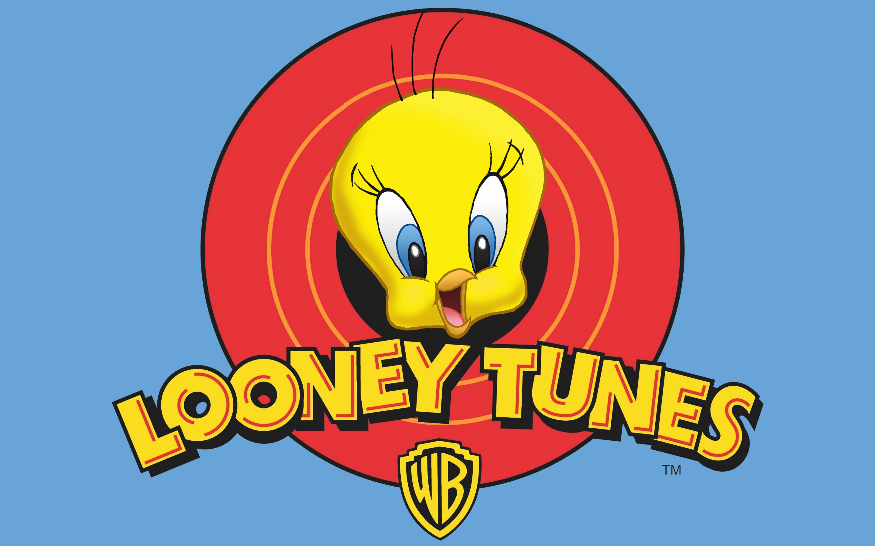 Tweety Bird Looney Tunes Characters Logo Hd Wallpaper 2880x1800