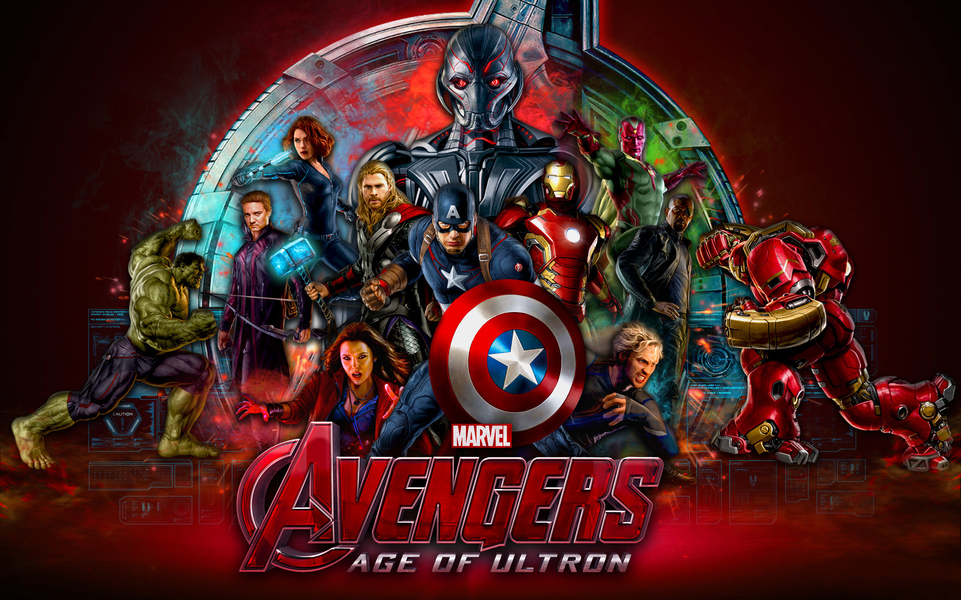 Marvel Studios Avengers Age of Ultron 2015 Desktop Wallpaper HD 1920x1200