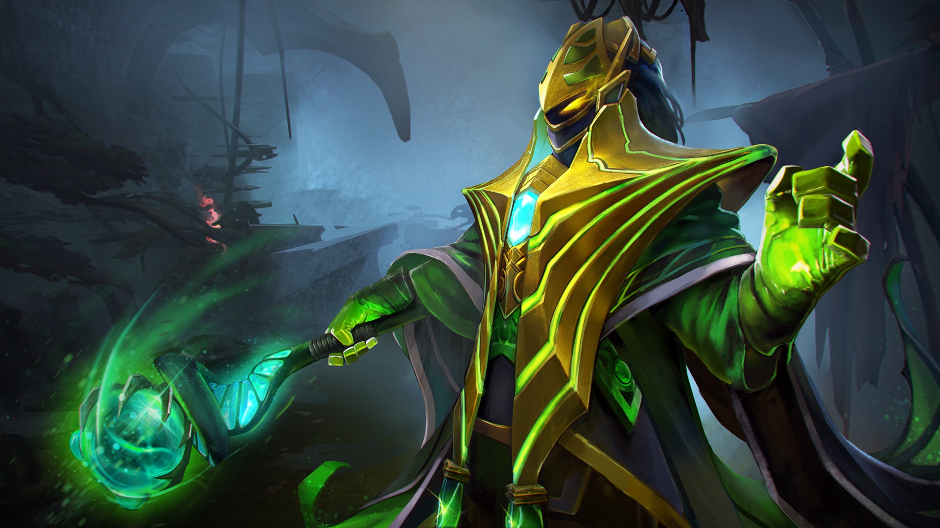 Rubick Sets Loading Screen Dota 2 Hd Wallpapers For Mobile Phones