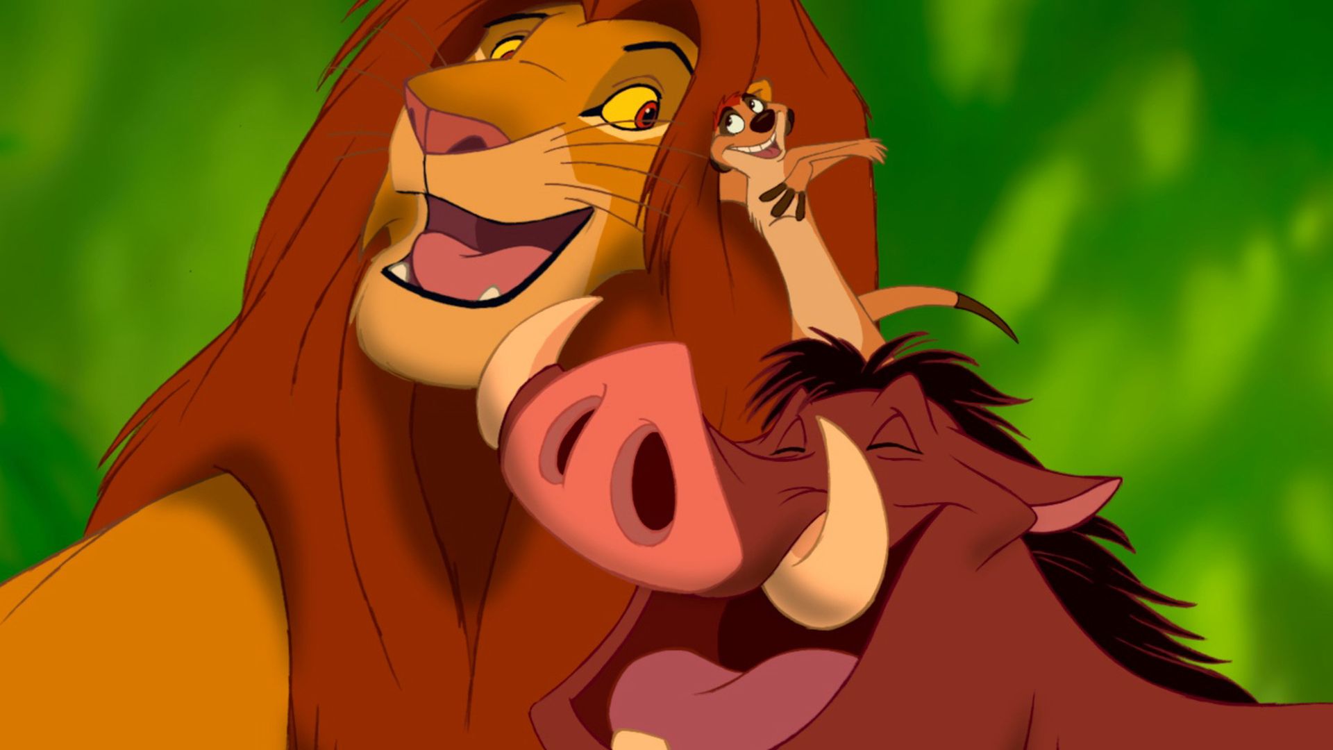 The Lion King Simba Pumbaa And Timon Disney Desktop Wallpaper Hd ...