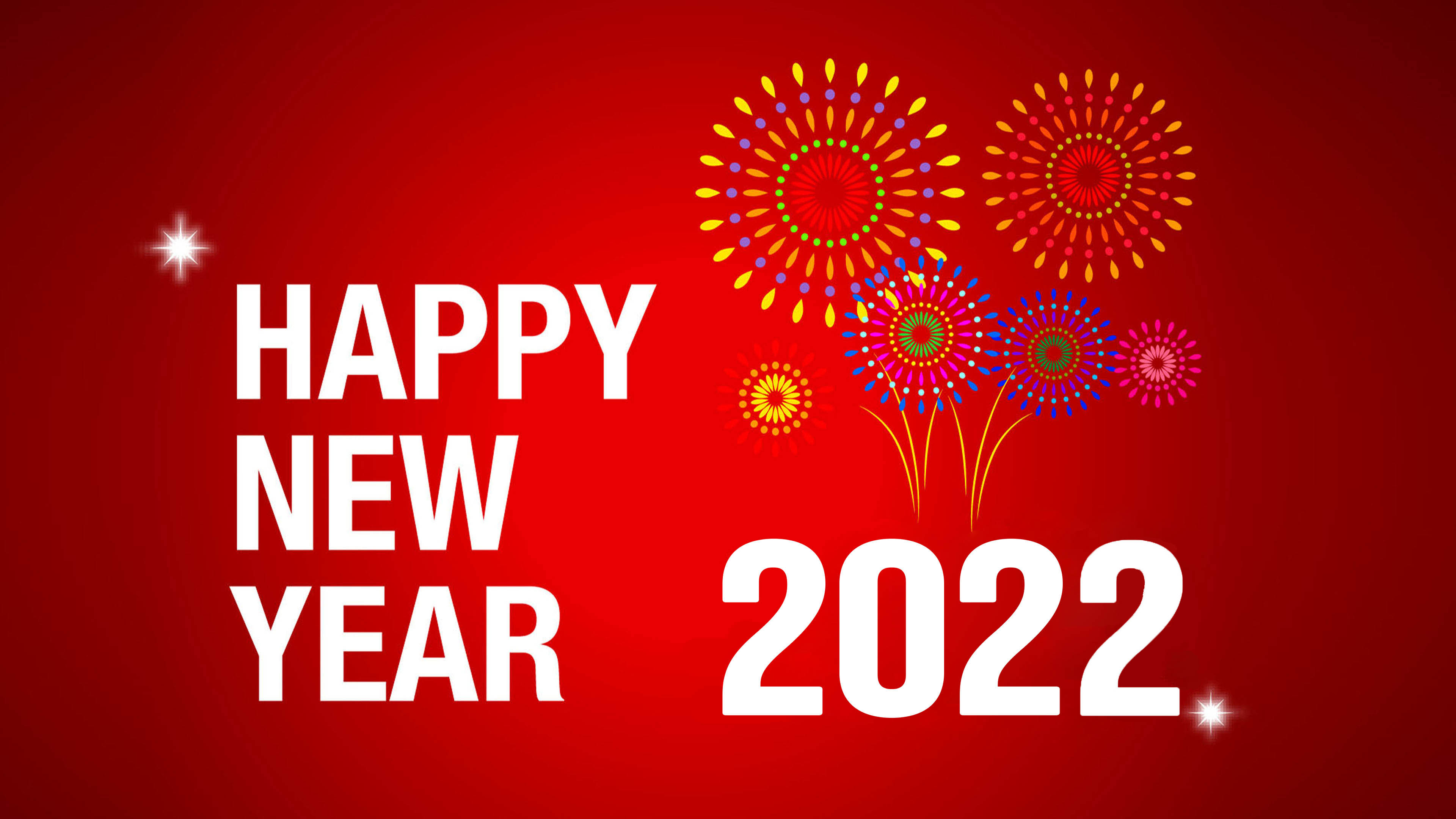 Happy New 2022 Year New Year's Celebration New Year's Greeting Card Images Wallpapers  Hd 3840x2160 : 