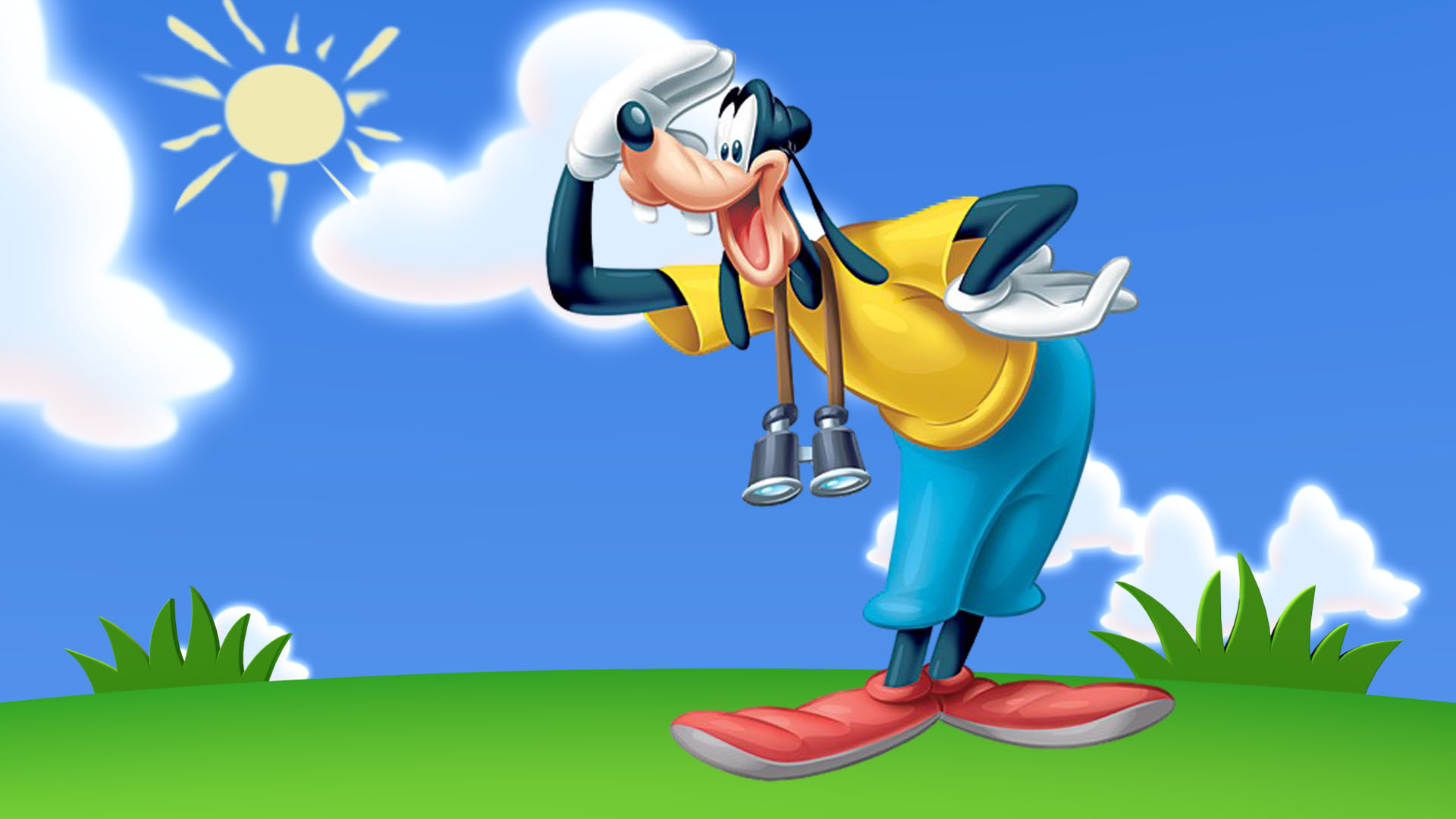 Goofy Disney Characters From Cartoons Poster Wallpaper Hd 3840x2160 Images