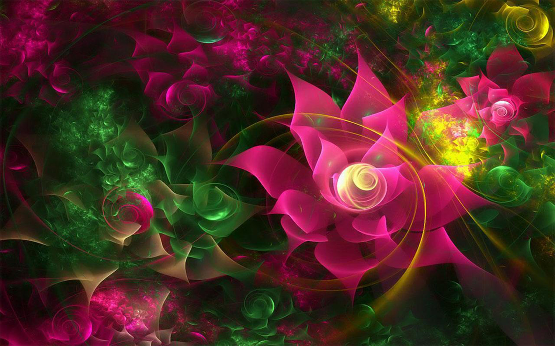 Flowers Fantasy Dreams Beautiful Abstract 3d  Wallpapers  Hd 
