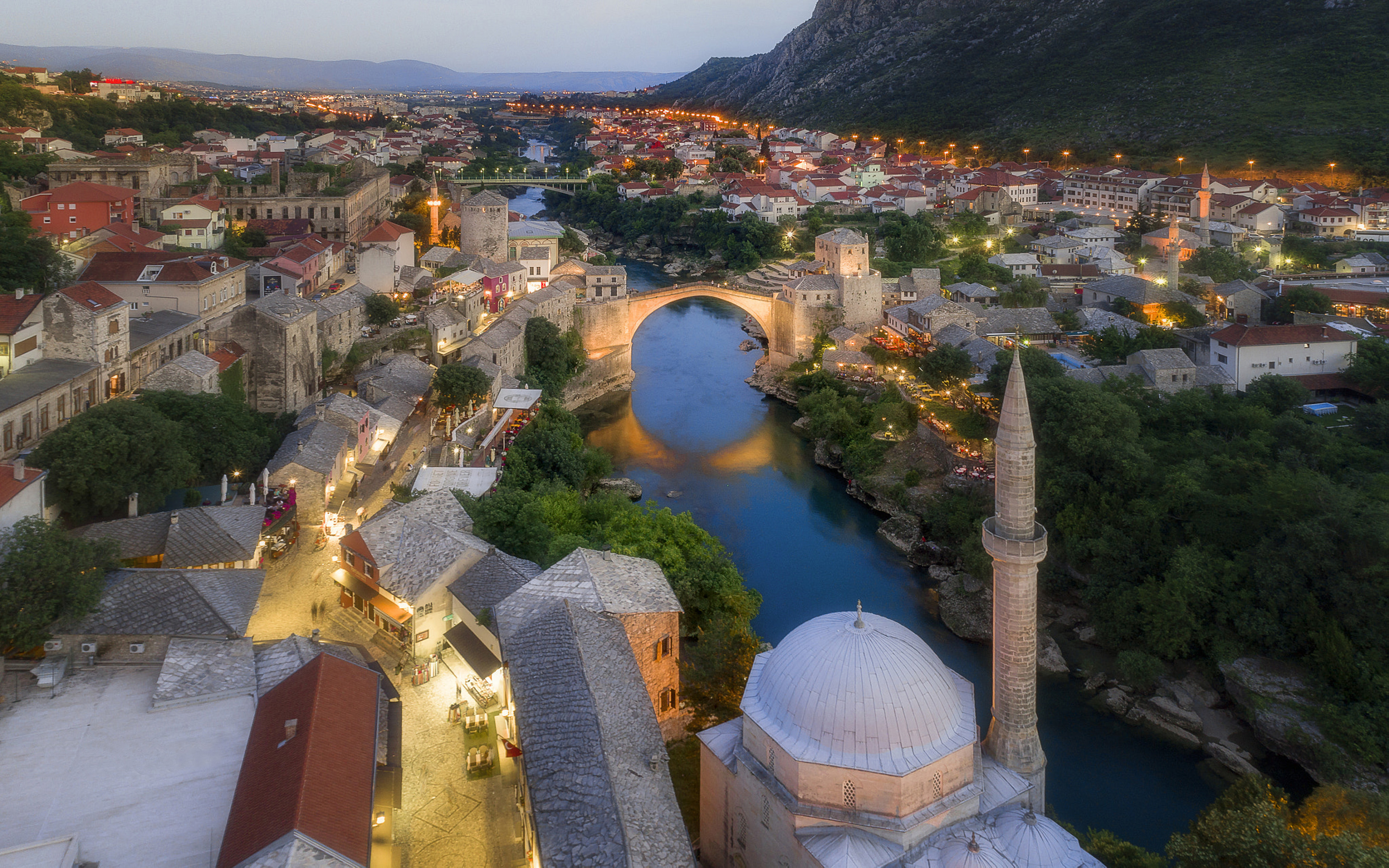 Bosnia And Herzegovina Old Bridge Mostar 4k Ultra Hd Wallpaper For Desktop Pc Tablet