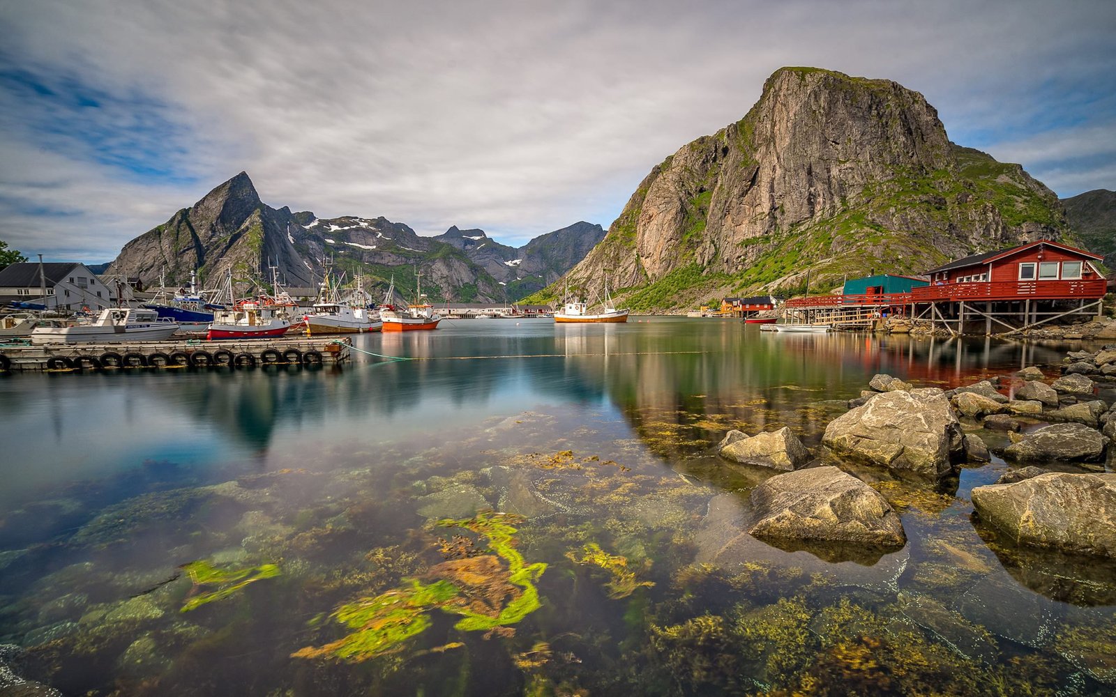 Hamnøy Small Fishing Village In Moskenes Municipality In Nordland County Norway Download All 4k